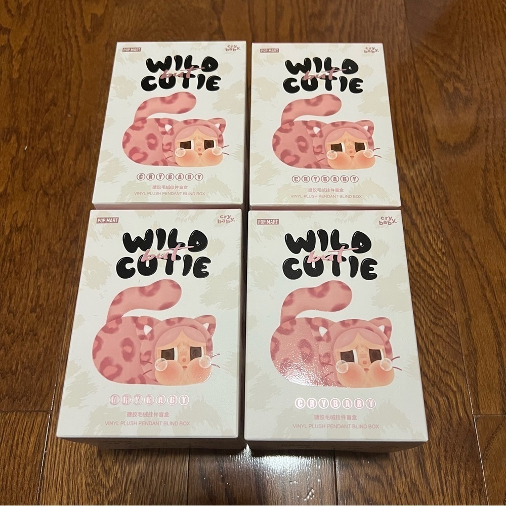 [NEW] POP MART CRYBABY Wild but Cutie Vinyl Plush Pendant Blind Box - Picture 2 of 10